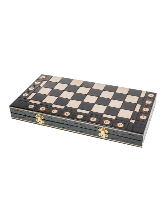 SQUARE - Wooden Chess Set Senator Blue