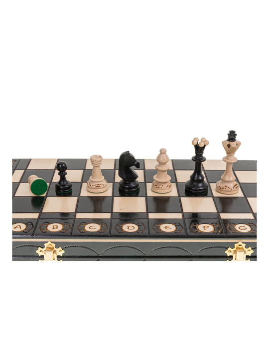 SQUARE - Wooden Chess Set Senator Blue