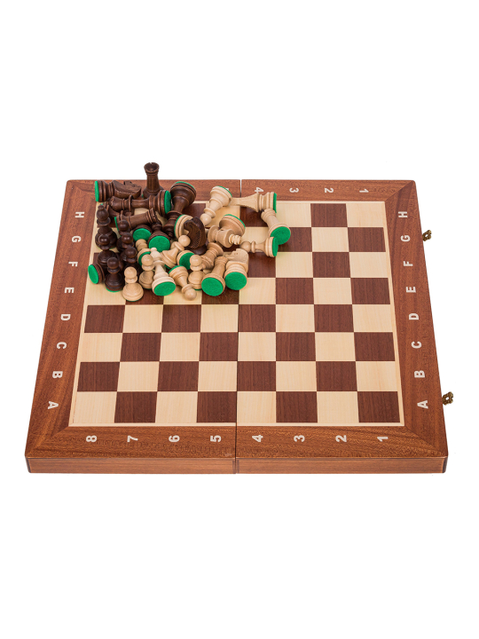 SQUARE - Online Schach Shop - Schach Turnier Nr. 4 - Mahagoni WW