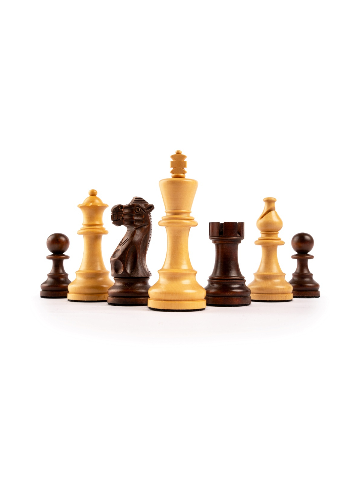 SQUARE - Online Chess Shop - Chess Piece - Mahogany Deluxe 3.75