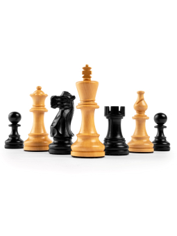 SQUARE - Boutique déchecs - Pièces d'échecs - Noir Deluxe 3.75 Ferre