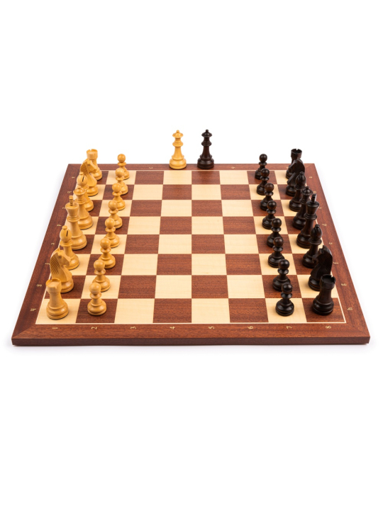 SQUARE - Negozio - Mogano Standard D - Set scacchi