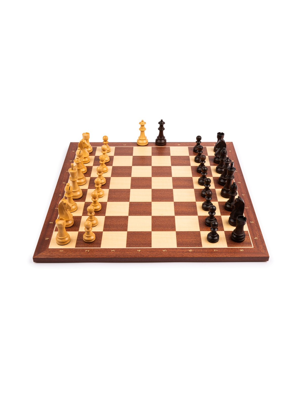 SQUARE - Negozio - Mogano Standard D - Set scacchi
