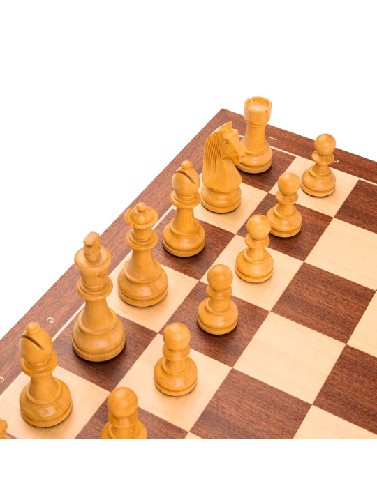 SQUARE - Negozio - Mogano Standard D - Set scacchi