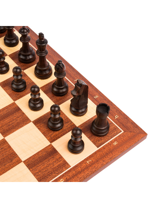 SQUARE - Negozio - Mogano Standard D - Set scacchi