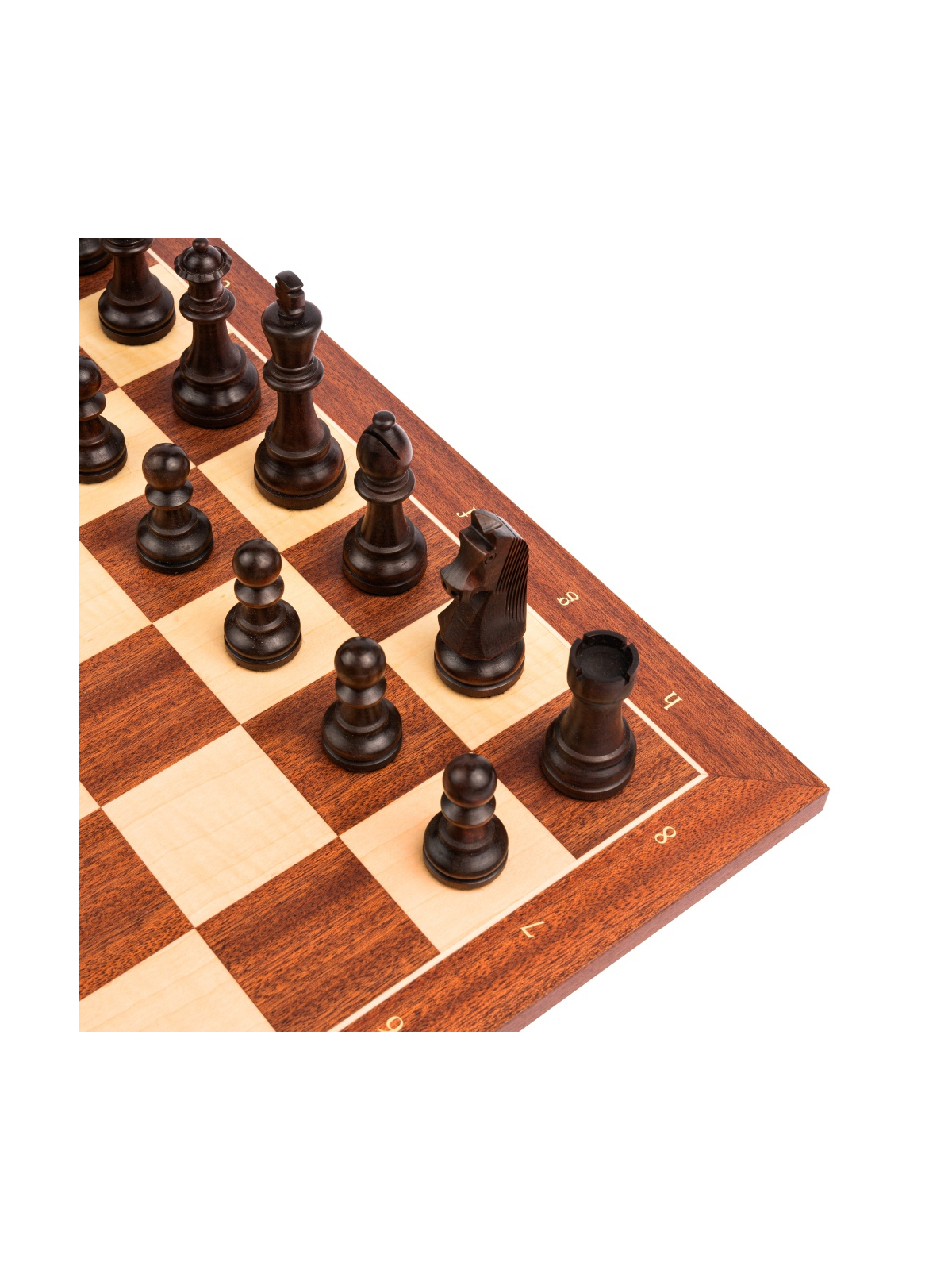 SQUARE - Negozio - Mogano Standard D - Set scacchi