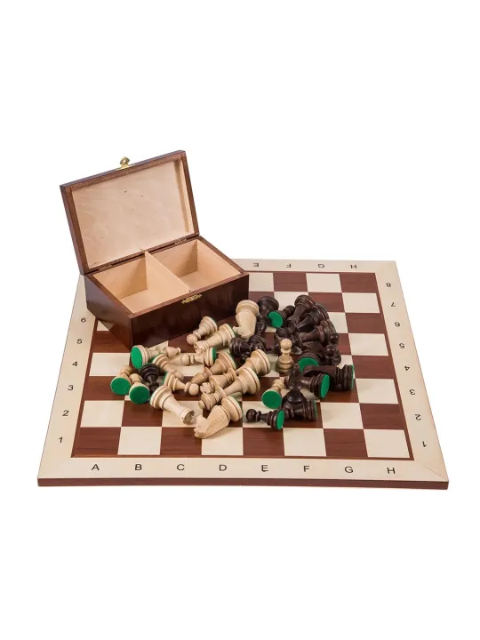 Scacchi in legno Set No 6 - Mogano BL