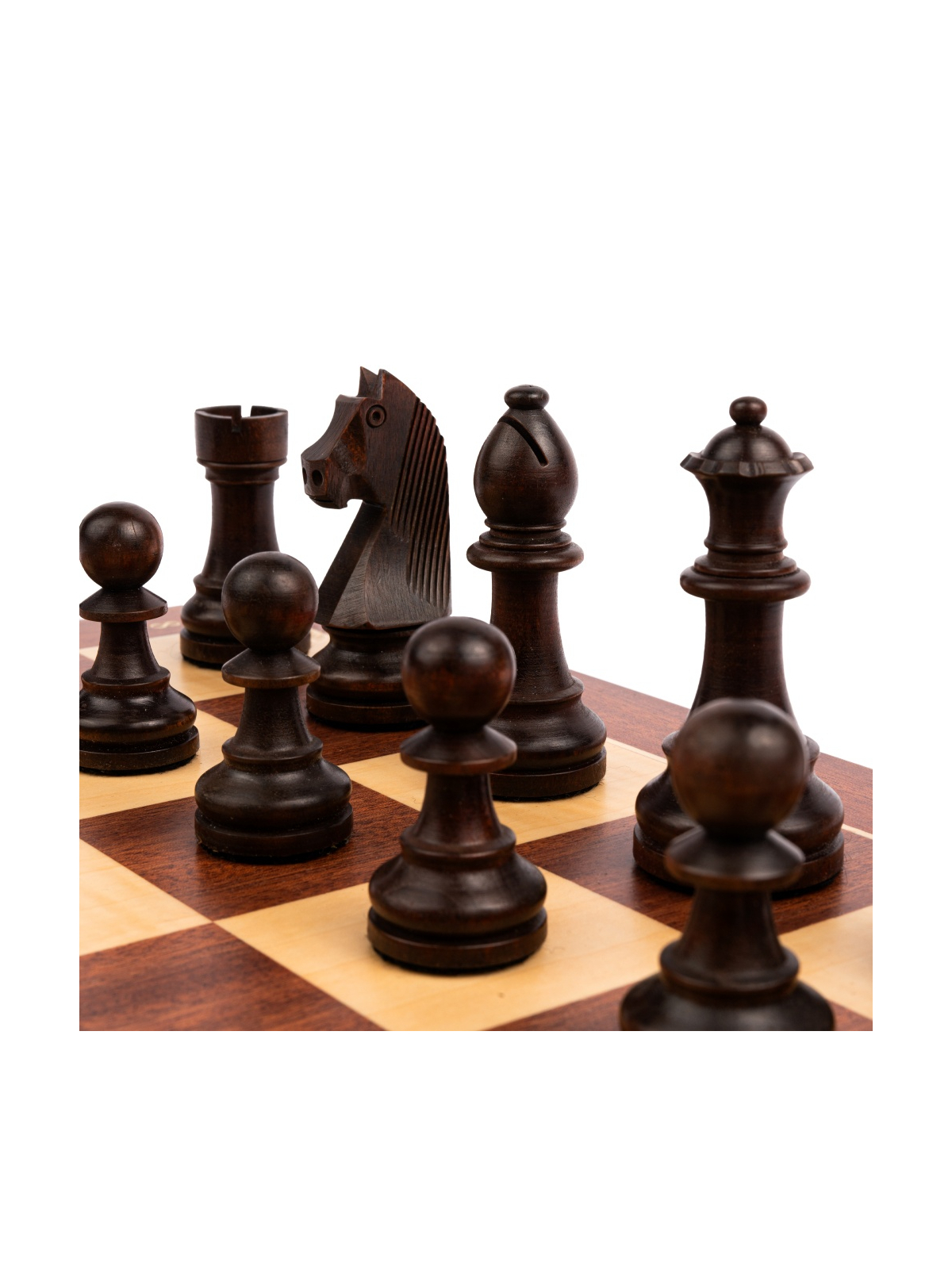 SQUARE - Negozio - Mogano Standard D - Set scacchi