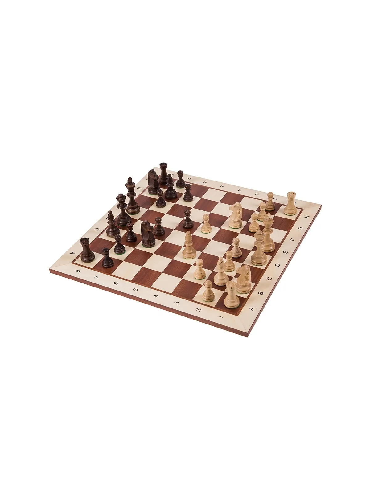 Scacchi in legno Set No 6 - Mogano BL