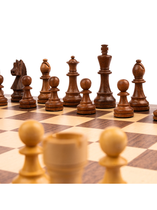 SQUARE- Online Chess Shop - Walnut Standard D - Chess Set Ferrer