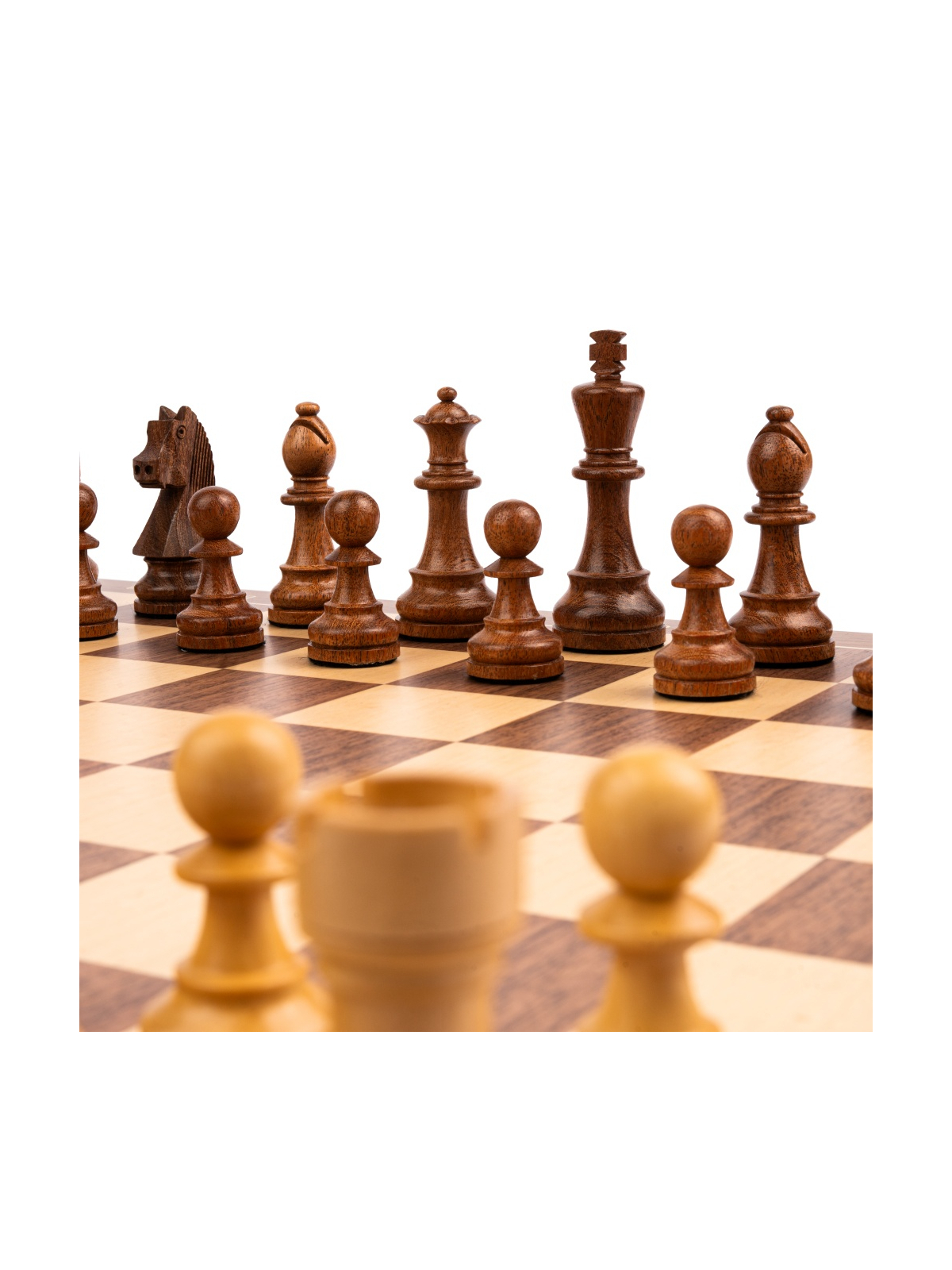 SQUARE- Online Chess Shop - Walnut Standard D - Chess Set Ferrer