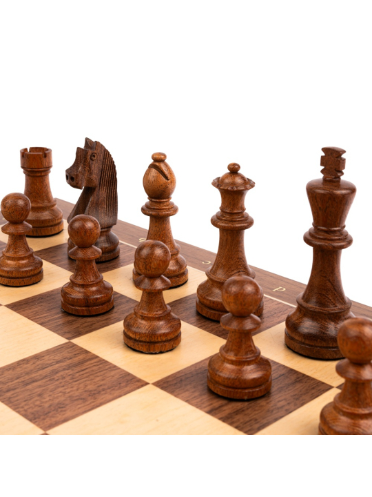 SQUARE- Online Chess Shop - Walnut Standard D - Chess Set Ferrer
