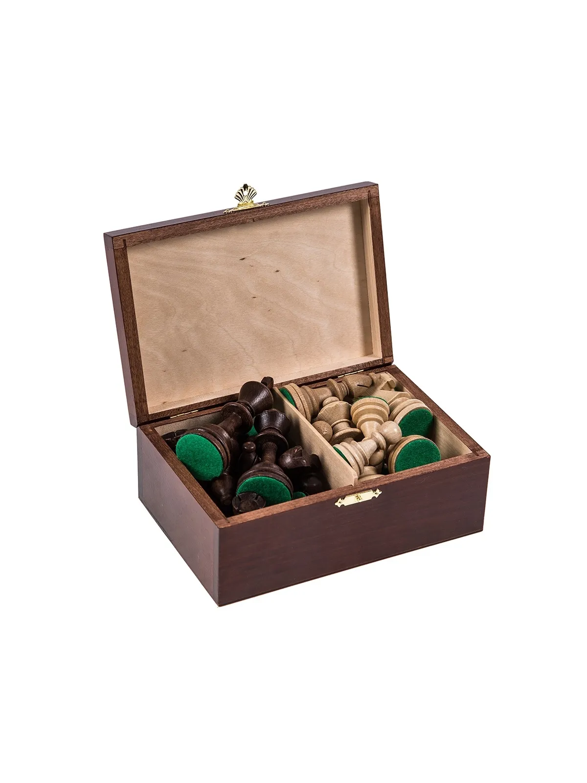 Scacchi in legno Set No 6 - Mogano BL