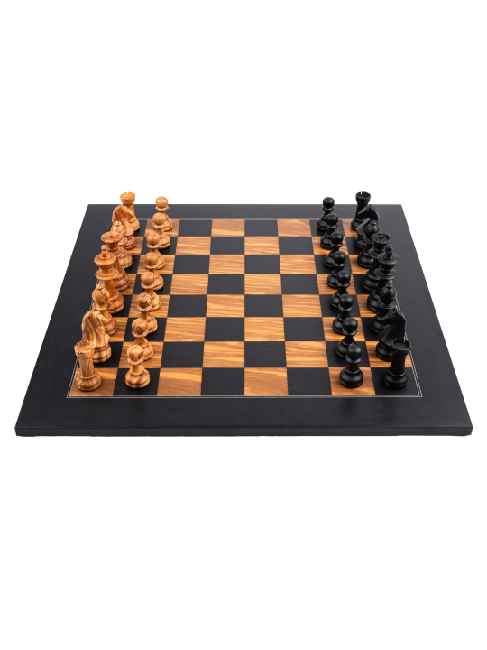SQUARE - Negozio - Nera Oliva Deluxe - Set di scacchi