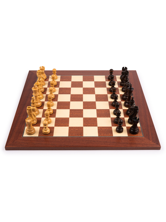 SQUARE - Schach Shop - Mahagoni Deluxe - Schach Set