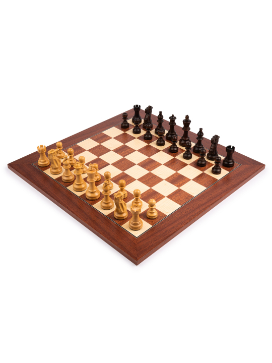 SQUARE - Schach Shop - Mahagoni Deluxe - Schach Set