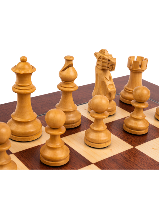 SQUARE - Schach Shop - Mahagoni Deluxe - Schach Set