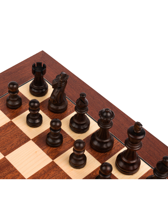 SQUARE - Schach Shop - Mahagoni Deluxe - Schach Set