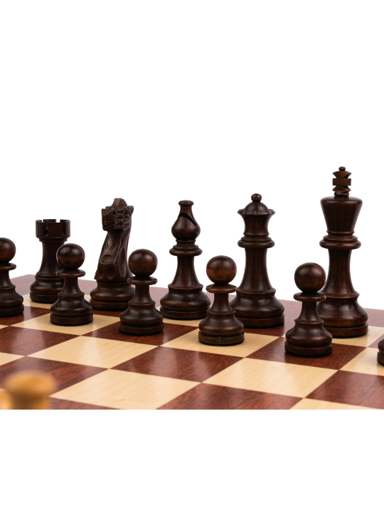 SQUARE - Schach Shop - Mahagoni Deluxe - Schach Set