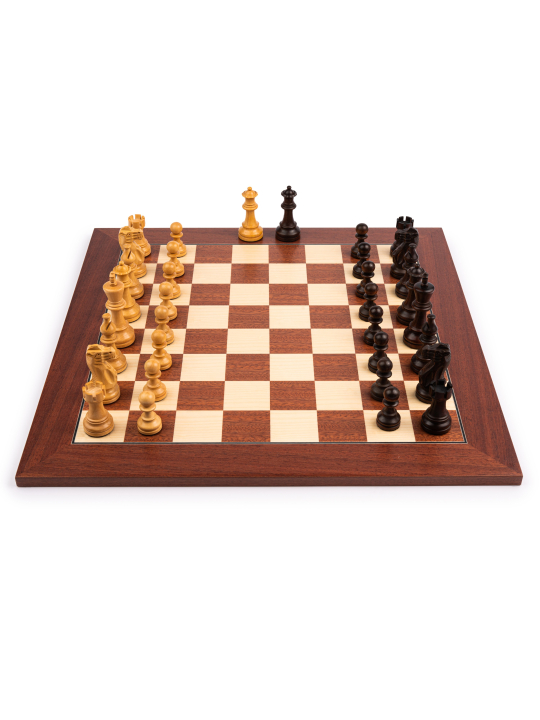 SQUARE - Schach Shop - Mahagoni Deluxe - Schach Set