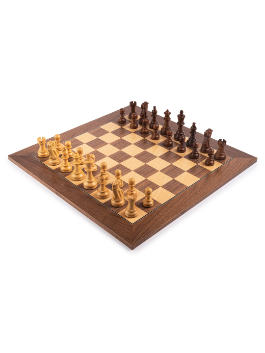 SQUARE - Negozio - Noce Deluxe - Set scacchi
