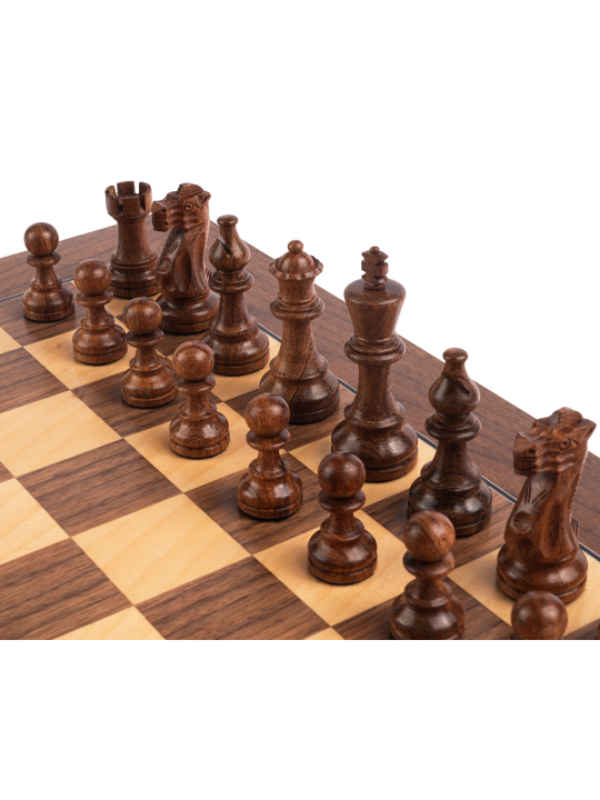 SQUARE - Boutique déchecs - Noyer Deluxe - Jeu d'échecs