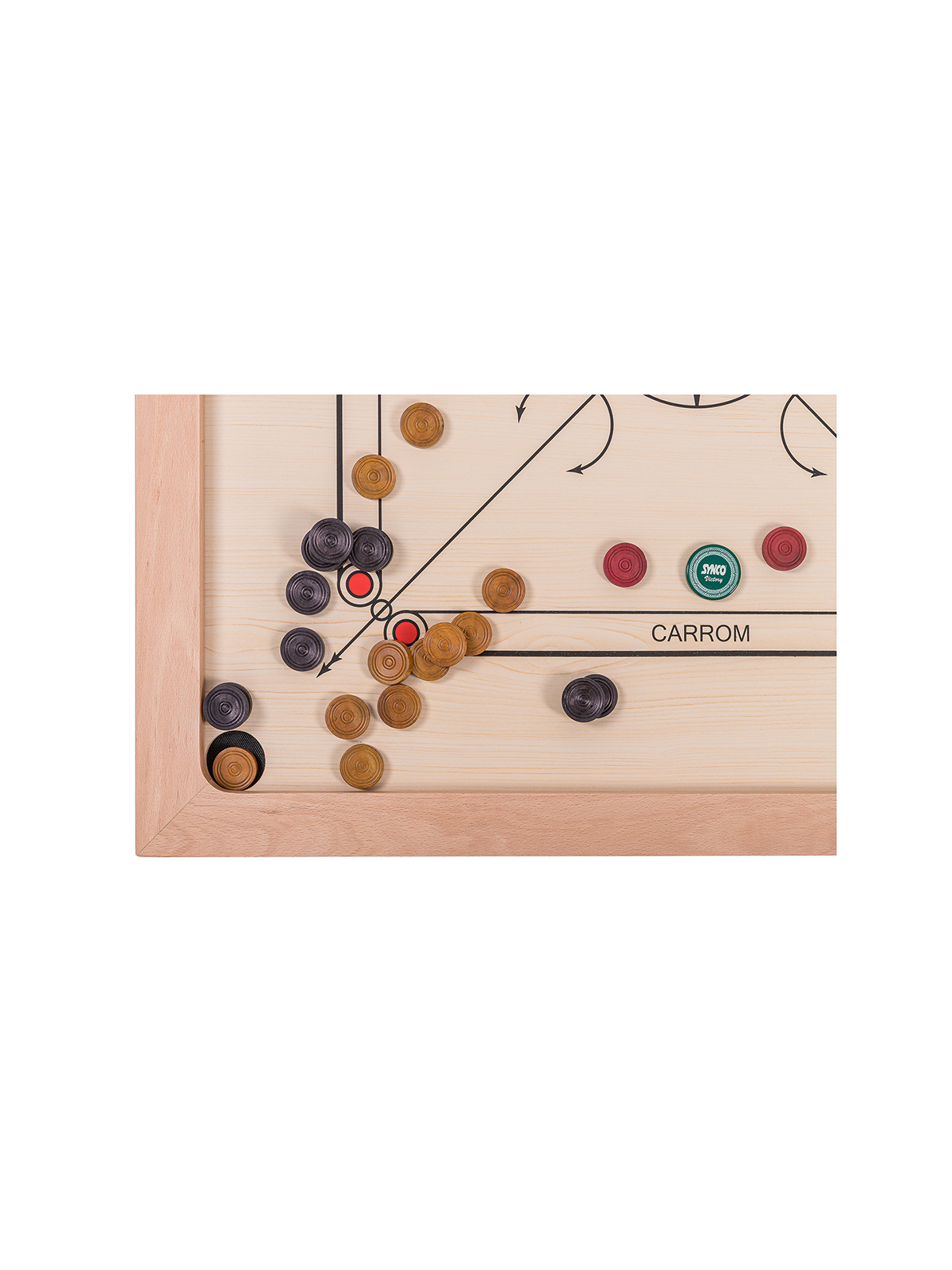 SQUARE - Bilard Indyjski - Carrom - sklep square-game.mom