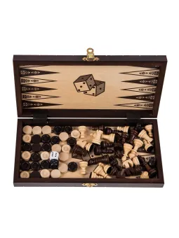 Lion Mini - Chess + Backgammon + Checkers