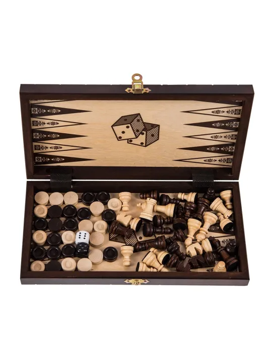 Lion Mini - Chess + Backgammon + Checkers