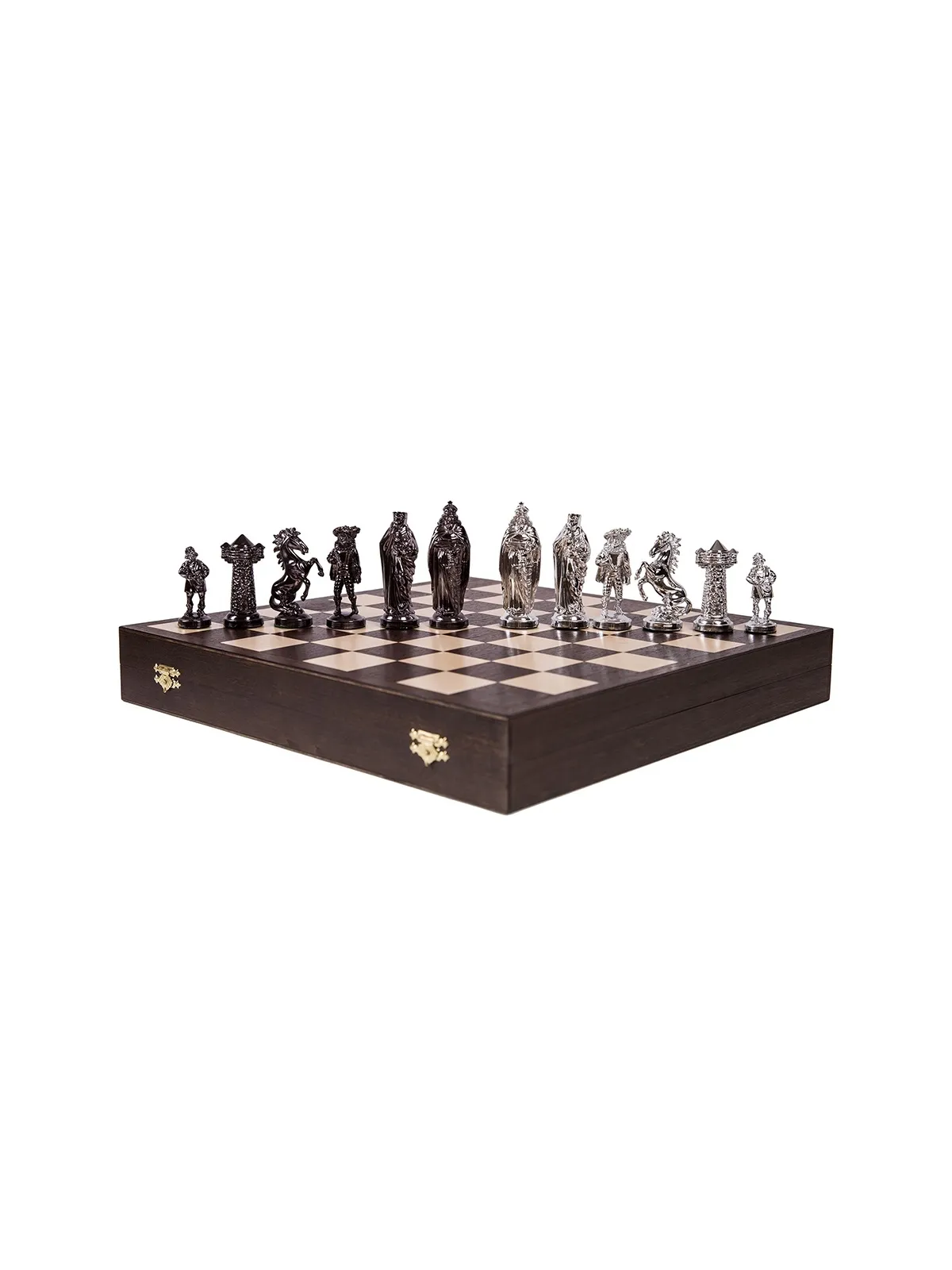 Pièces d'échecs - Médiévale - Silver Edition