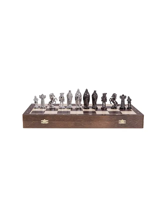 Schach Mittelalter - Silver Edition