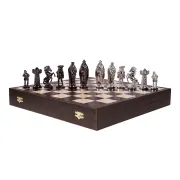 SQUARE - Pièces d'échecs avec motif - Echecs Boutique